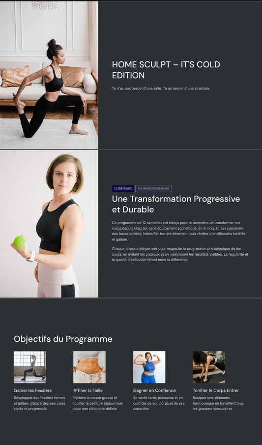 Lady’s Programme à la maison